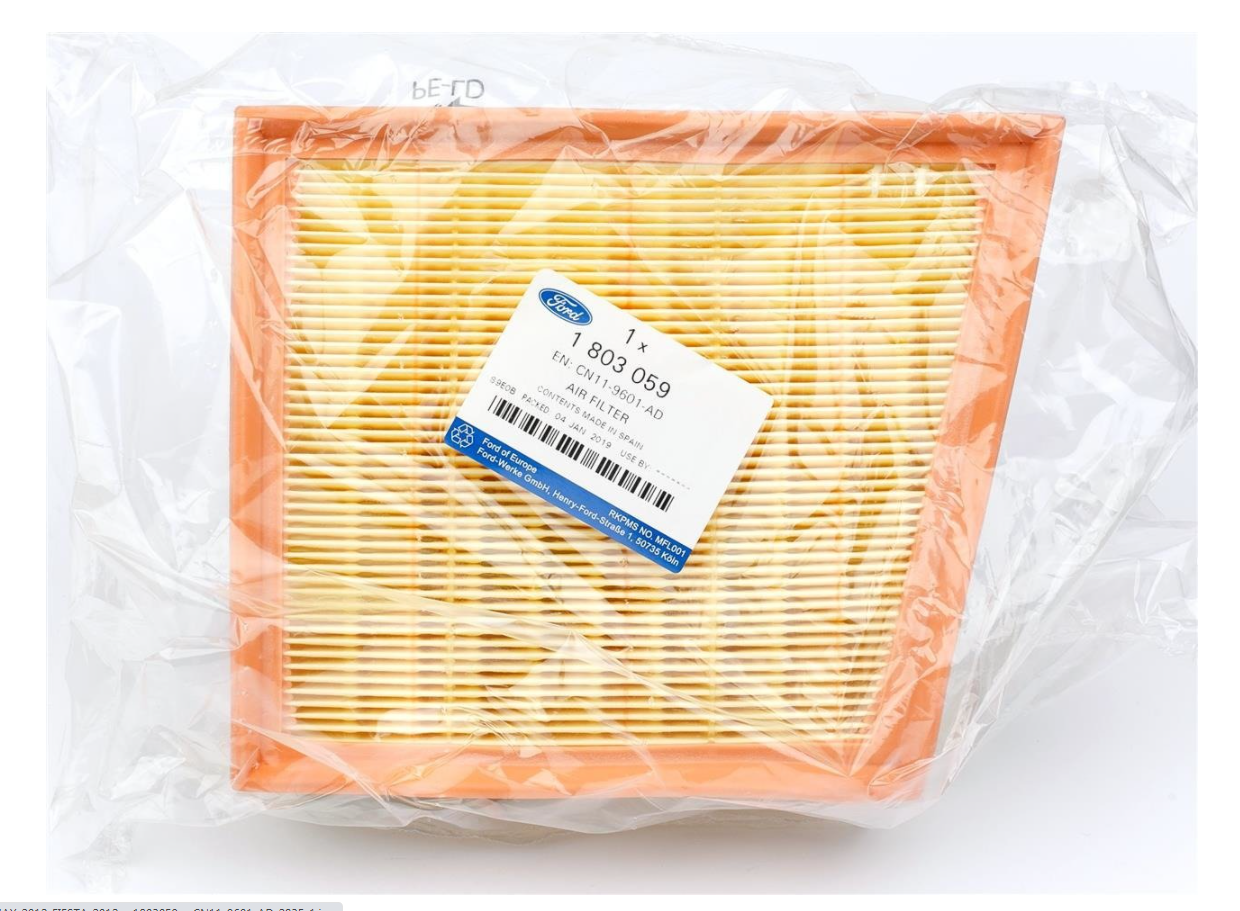 new ford fiesta mk6 air cleaner element 1803059 cn11-9601-ad original