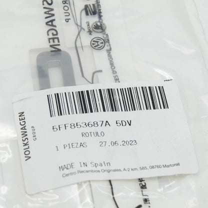 NEW CUPRA FORMENTOR REAR EMBLEM BADGE 5FF853687A5DV ORIGINAL
