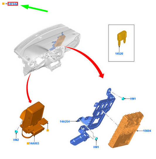 new ford puma smart data link module 2633519 original
