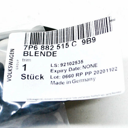 NEW VW TOUAREG 7P FRONT LEFT SEAT SWITCH BEZEL 7P6882515C9B9 ORIGINAL