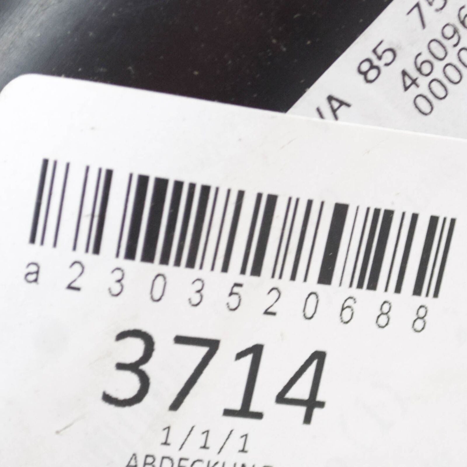 NEW MERCEDES-BENZ SL R230 REAR LEFT CONTROL ARM COVER A2303520688 ORIGINAL