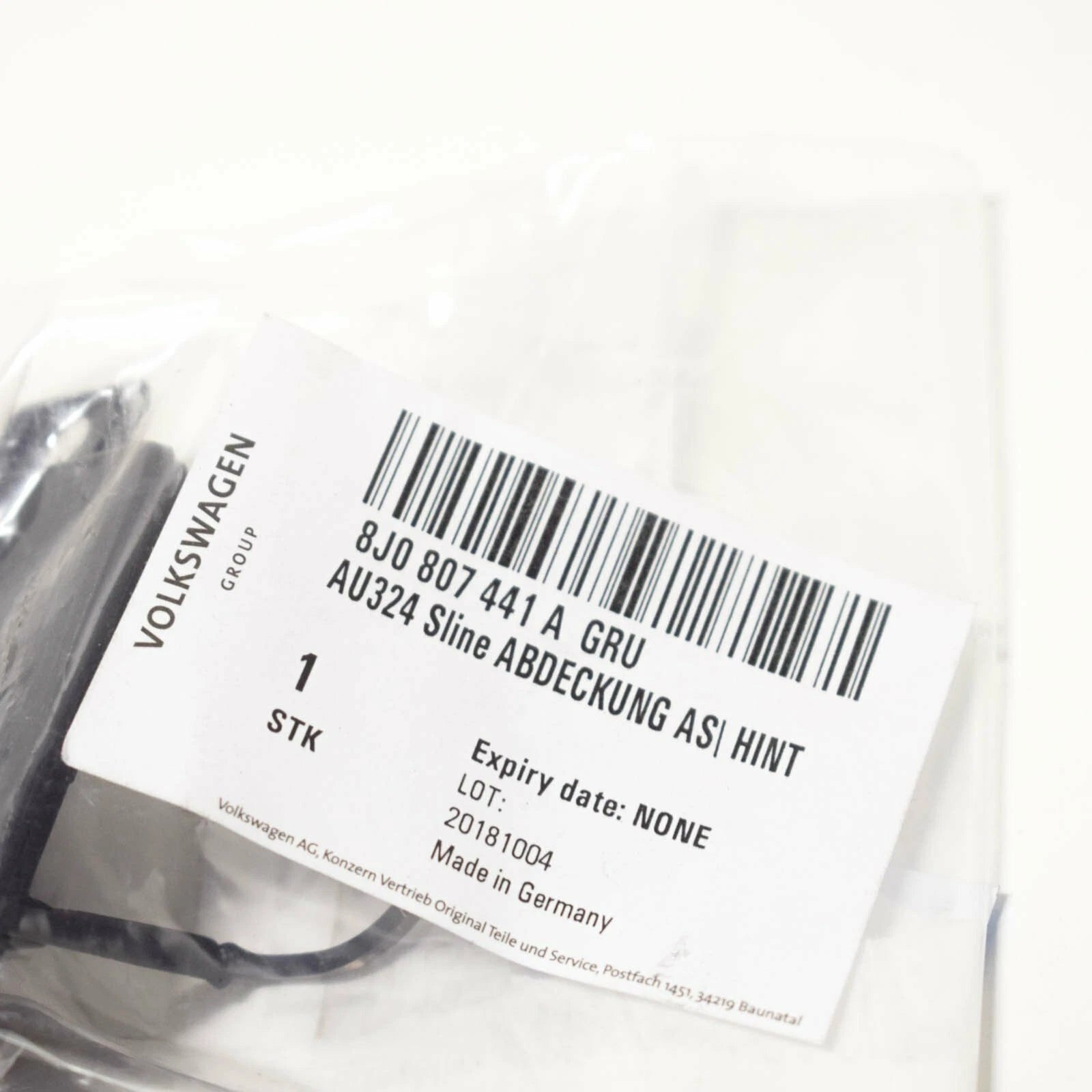 NEW AUDI TT 8J 07-14 REAR BUMPER TOW HOOK COVER CAP 8J0807441AGRU