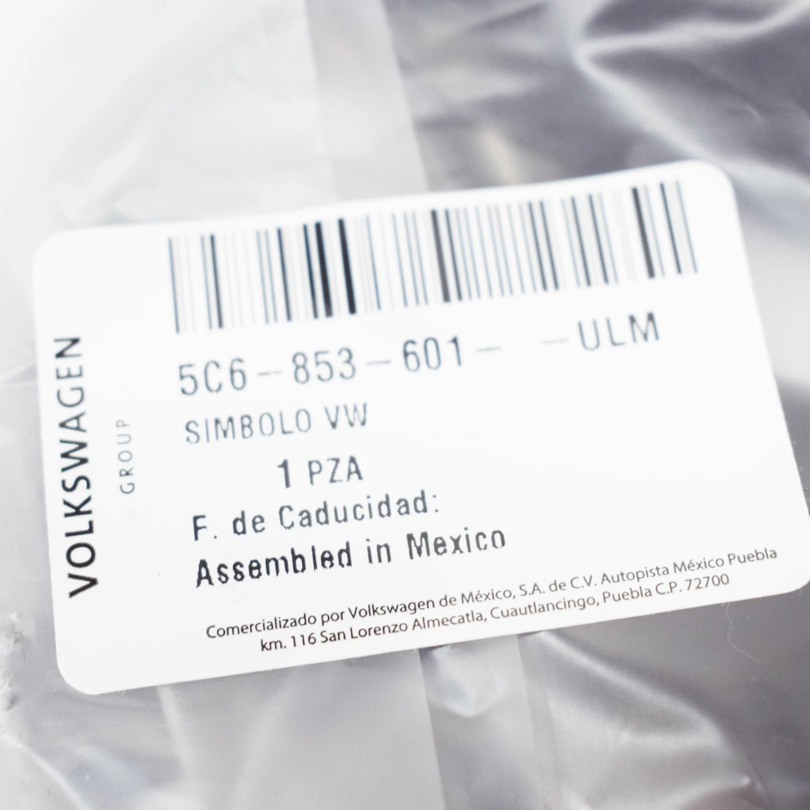 NEW VW JETTA IV 162, 163 BONNET BADGE 5C6853601ULM 5C6853601 ULM 2012 3719100