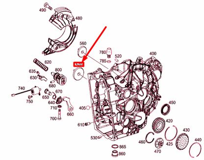 new mercedes-benz a w176 transmission major oil funnel a2463716100 original