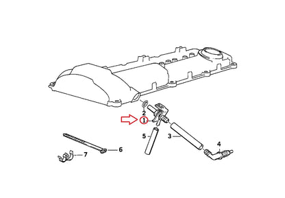 NEW BMW 3 E36 PCV VALVE 11151703710 1703710
