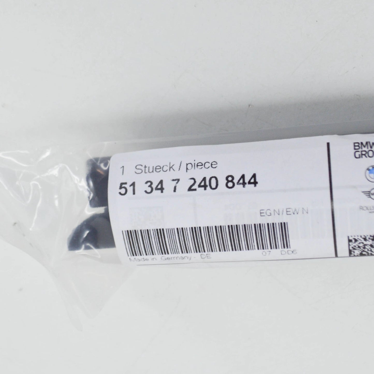 NEW BMW 1 F20 REAR RIGHT DOOR INNER WEATHERSTRIP 51347240844 ORIGINAL