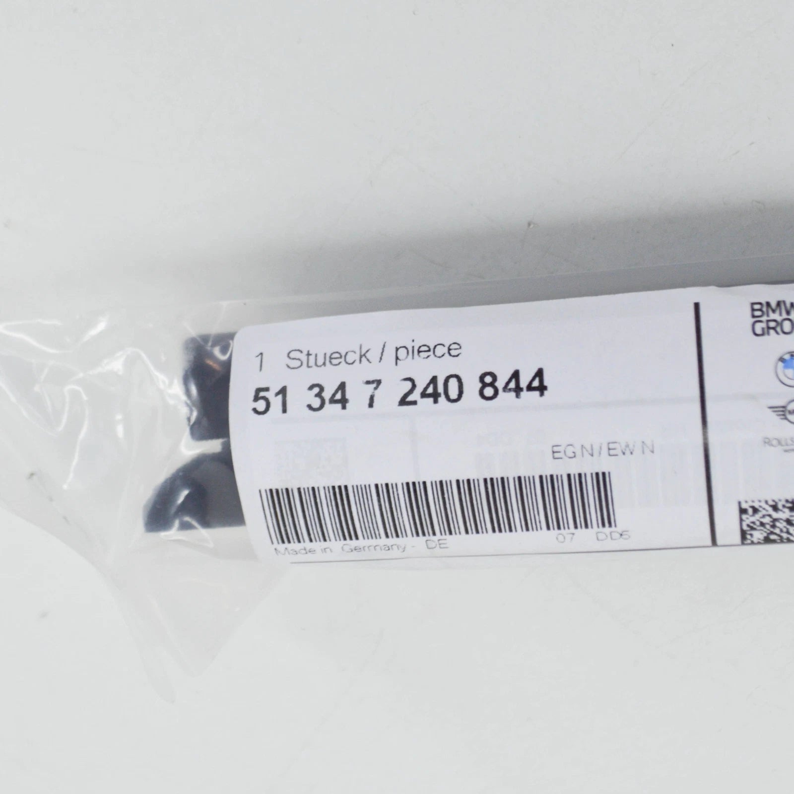 NEW BMW 1 F20 REAR RIGHT DOOR INNER WEATHERSTRIP 51347240844 ORIGINAL