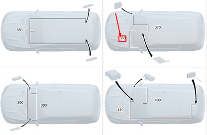 new mercedes-benz eqc gps antenna wiring harness a2935407500 original