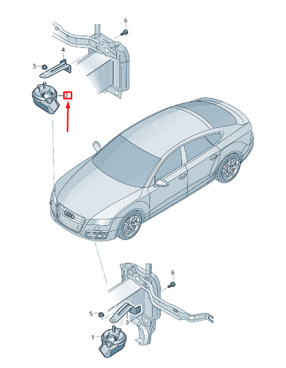 new audi a6 avant c7 high tone horn signal 4g0951223 original