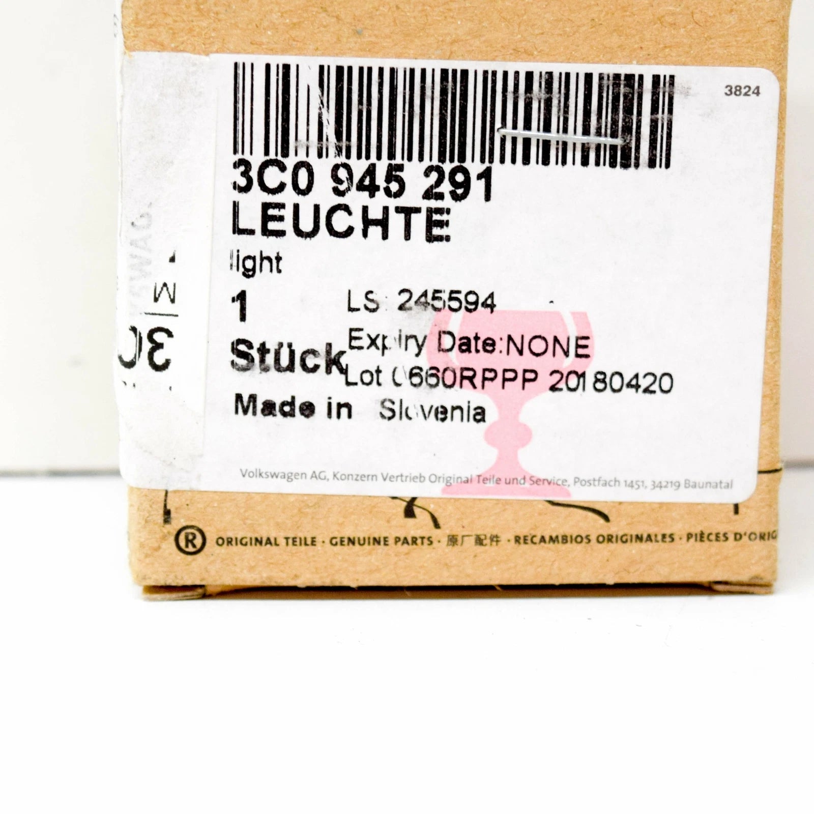 NEW VW EOS FRONT LEFT SIDE MIRROR PERIPHERAL LIGHT 3C0945291