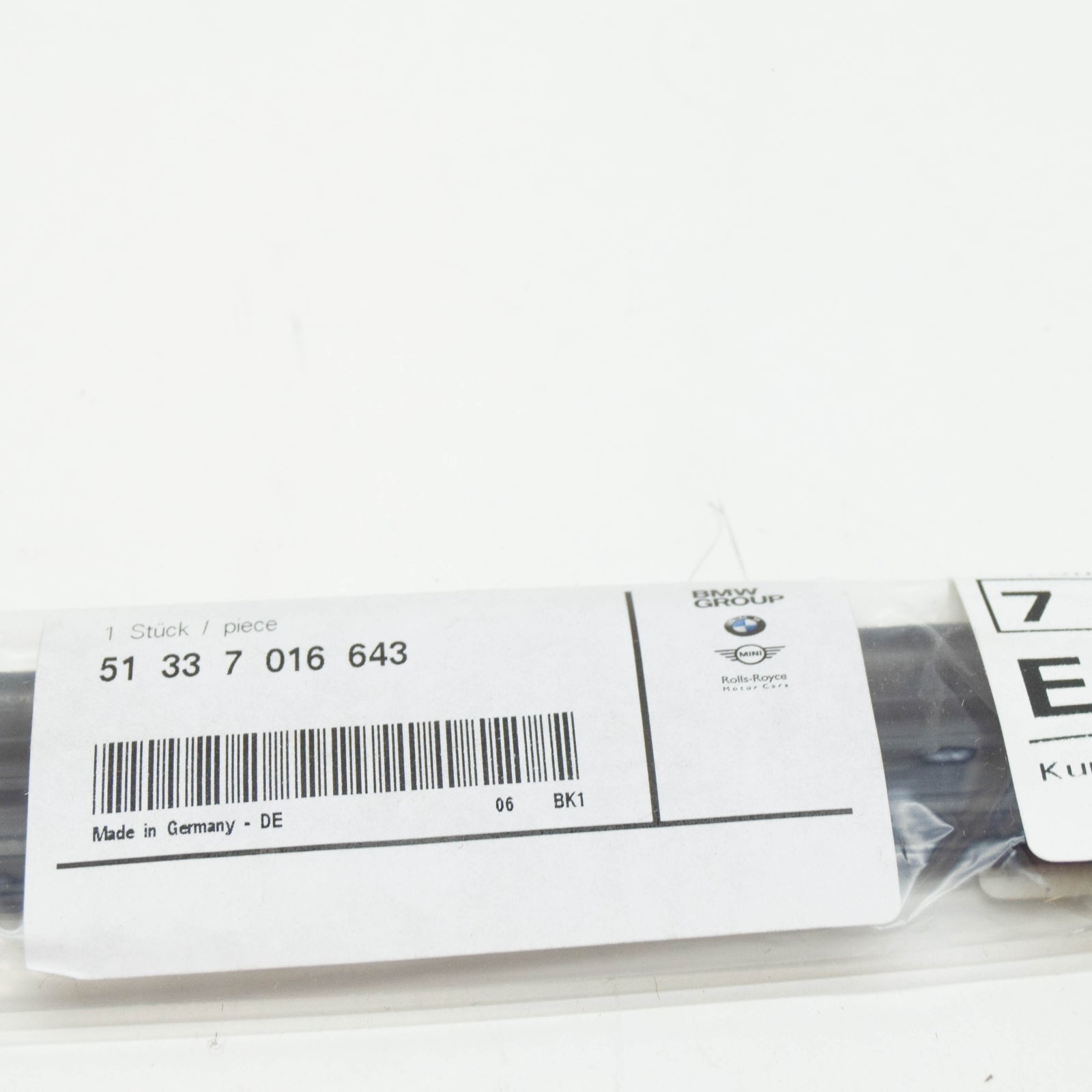 new bmw z4 roadster e85 door weatherstrip joint seal 51337016643 7016643