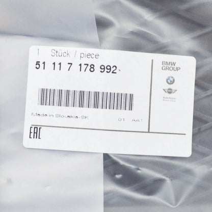 NEW BMW 3 COUPE E92 FRONT RIGHT CLOSED BLACK GRID GRILLE 51117178992 ORIGINAL