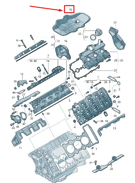 NEW AUDI A4 AVANT B8 ENGINE HOOD SOUND INSULATION 06E103977B ORIGINAL