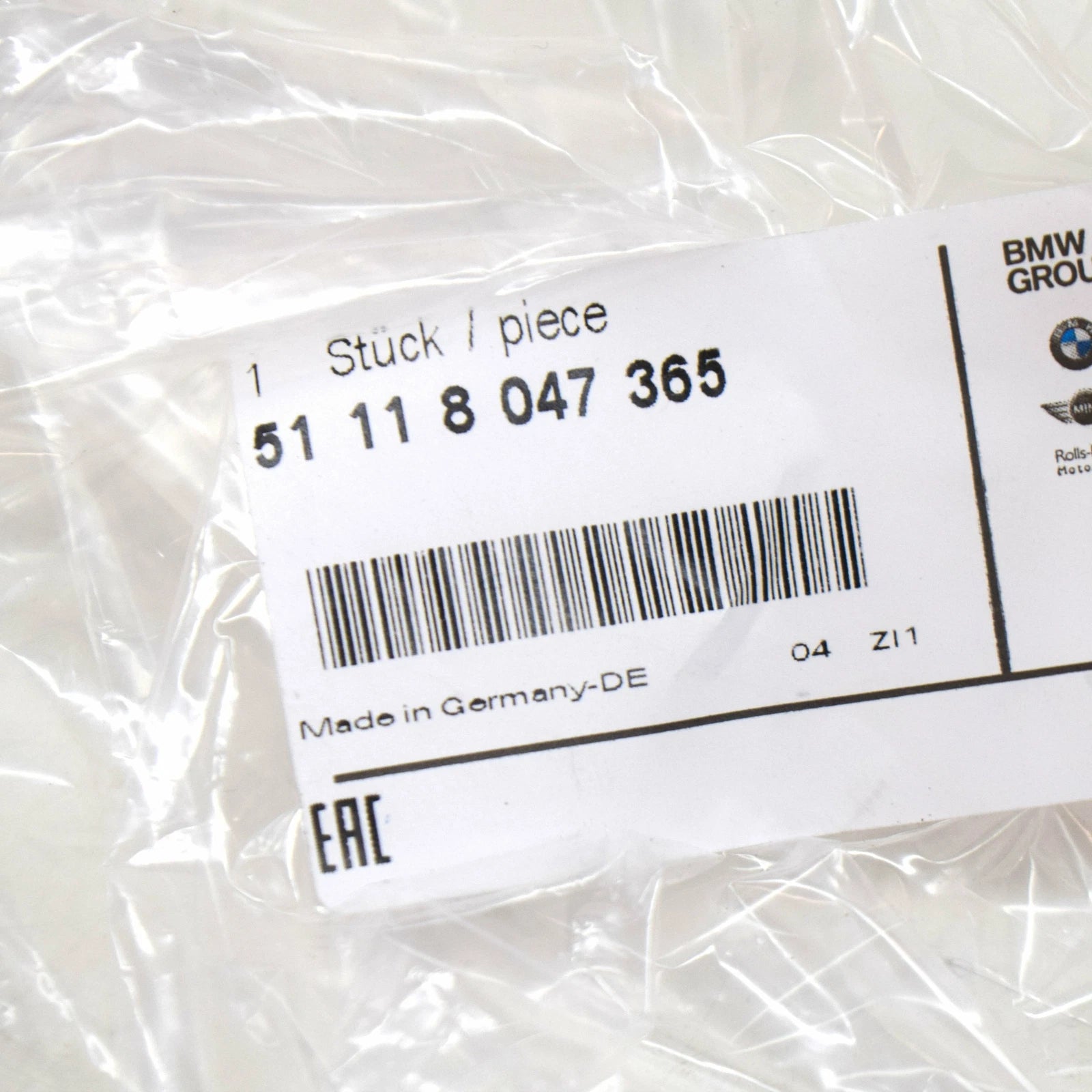 NEW BMW 3 E90 FRONT M SPORT BUMPER LOWER CENTER GRILLE 51118047365 2008