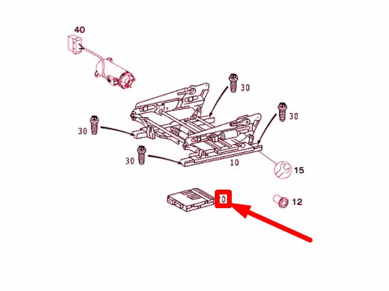 NEW MB S W220 FRONT LEFT SEAT ADJUSTMENT CONTROL UNIT A2208205585 ORIGINAL