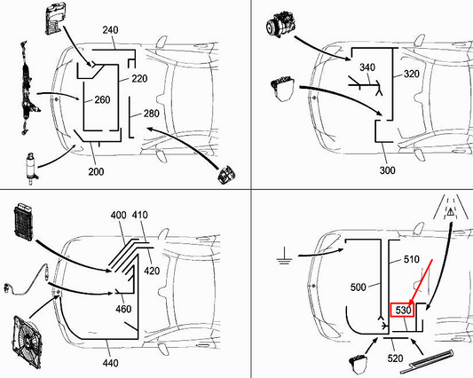 new mercedes-benz slk r172 lane detection wiring harness a1725401510 original