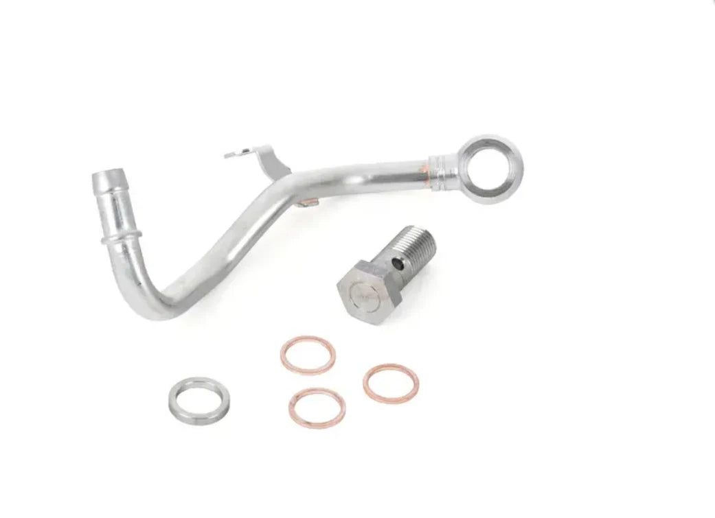 NEW BMW 6 COUPE F13 TURBOCHARGER COOLANT LINE 8053160 11538053160 ORIGINAL