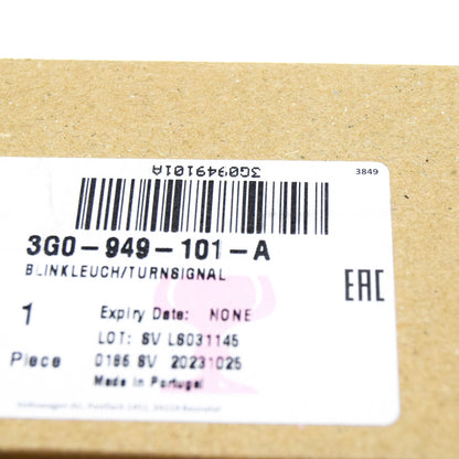 NEW VW PASSAT B8 FRONT LEFT DOOR MIRROR TURN INDICATOR 3G0949101A ORIGINAL