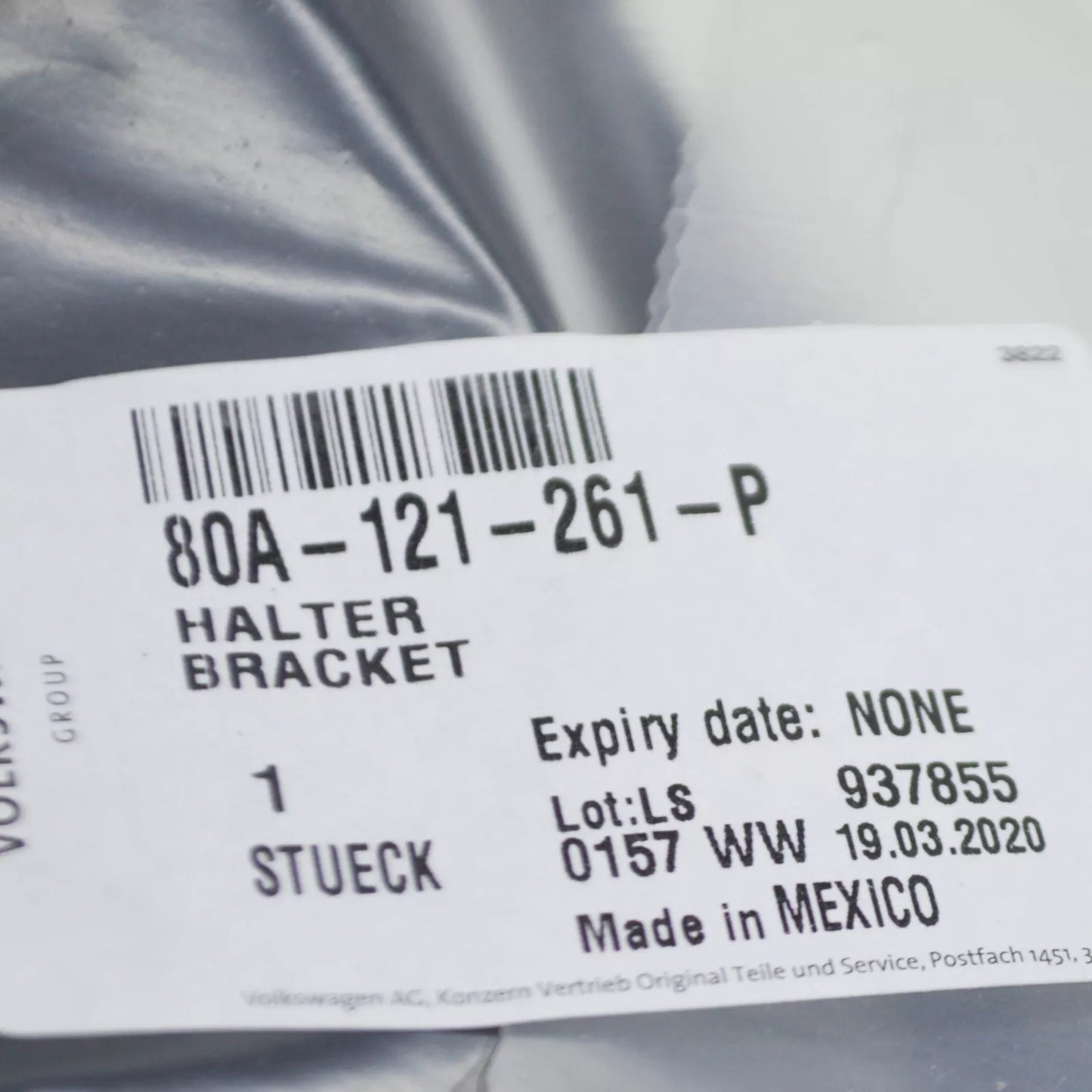 NEW AUDI Q5 FY ADDITIONAL COOLANT RADIATOR HOLDER 80A121261P