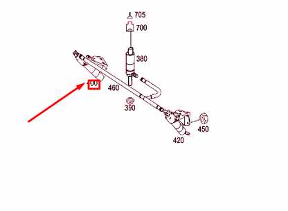 NEW MERCEDES-BENZ ML W164 RIGHT HEADLIGHT WASHER NOZZLE A1648600647 ORIGINAL
