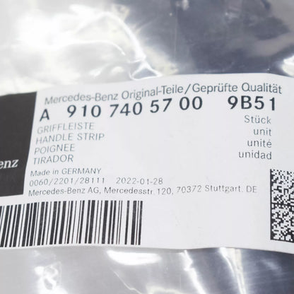 NEW MB SPRINTER W910 REAR TAILGATE HANDLE STRIP TRIM A91074057009B51 ORIGINAL