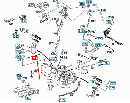 NEW MB E W211 AMG ADAPTER LINE WLECTRICAL WIRING HARNESS A2115400700 ORIGINAL
