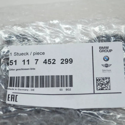 NEW BMW 2 CABRIO F23 FRONT BUMPER LEFT CLOSED GRILLE 51117452299 ORIGINAL