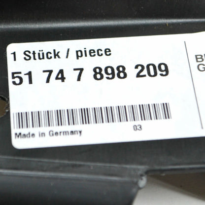 NEW BMW M6 E63 COUPE FRONT LEFT ENGINE AIR DUCT DEFLECTOR 51747898209 ORIGINAL