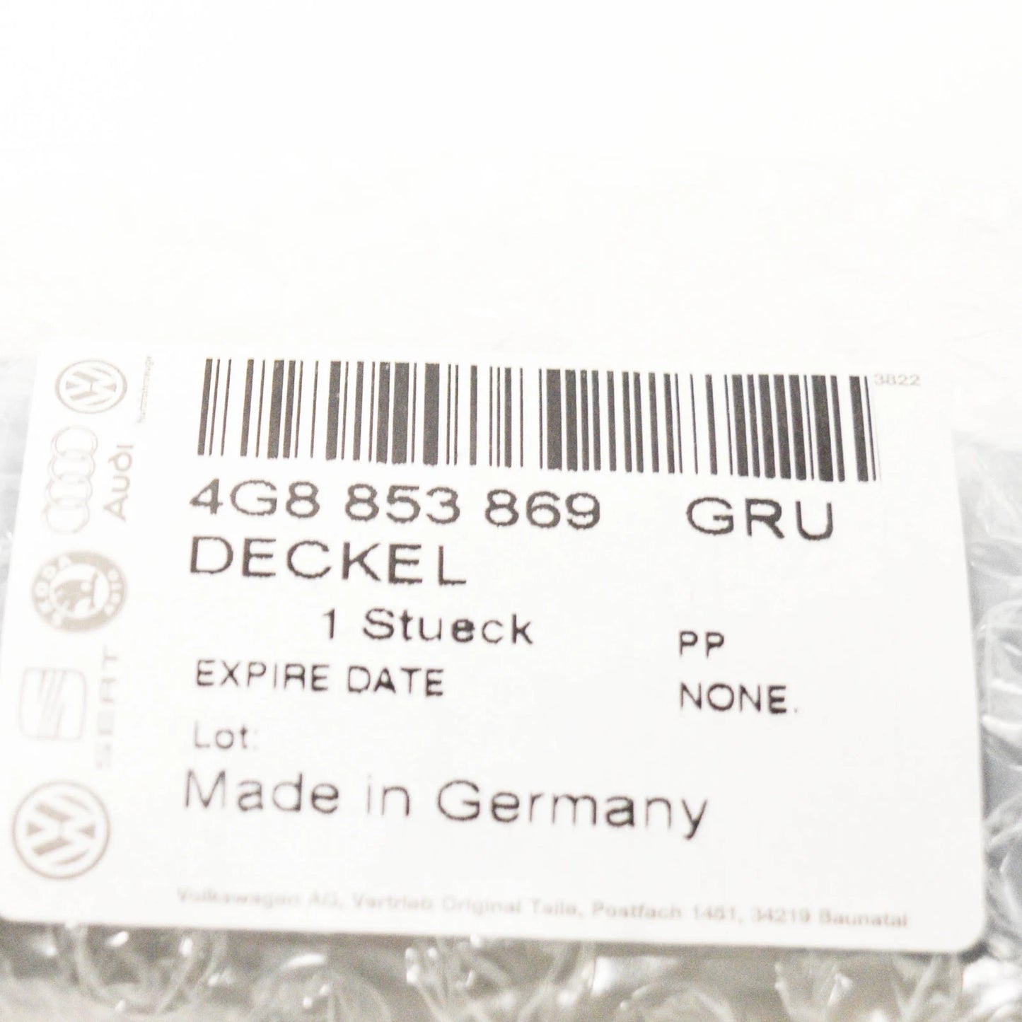 NEW AUDI A7 4G8 SPORTBACK REAR LEFT END CAP 4G8853869GRU ORIGINAL