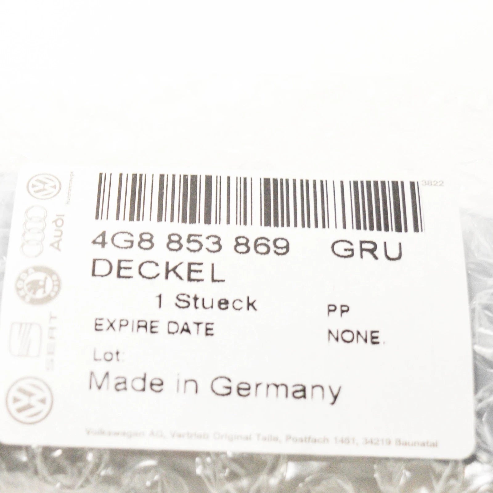 NEW AUDI A7 4G8 SPORTBACK REAR LEFT END CAP 4G8853869GRU ORIGINAL