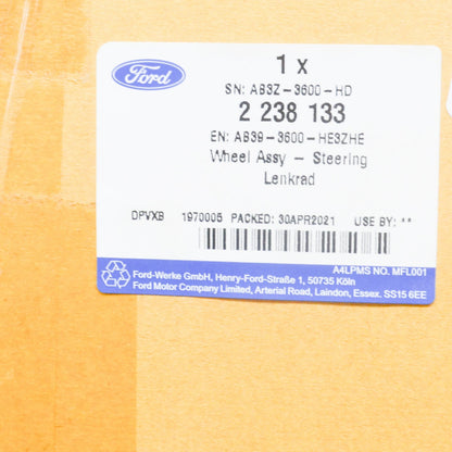 new ford ranger mk3 steering wheel 2238133 ab39-3600-hd3zhe original