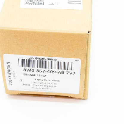 NEW AUDI A4 8W2, B9 FRONT LEFT DOOR TRIM MOLDING 8W0867409AB7V7 ORIGINAL