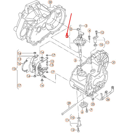NEW AUDI A3 8V GEARSHIFT SWITCH UNIT 0AF301230J ORIGINAL