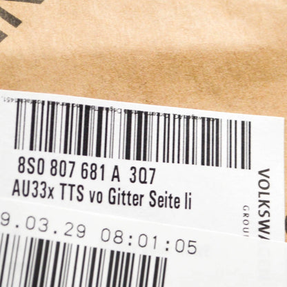 NEW AUDI TT FV FRONT BUMPER LEFT GRILLE 8S0807681A3Q7