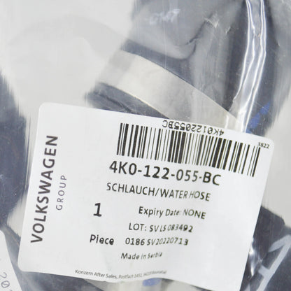 NEW AUDI A6 C8 COOLANT HOSE WITH QUICK RELEASE COUPLING 4K0122055BC ORIGINAL