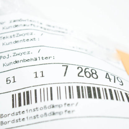 NEW BMW 1 F20 FRONT BUMPER CURB DESCENT DAMPER 51117268479 7268479 ORIGINAL