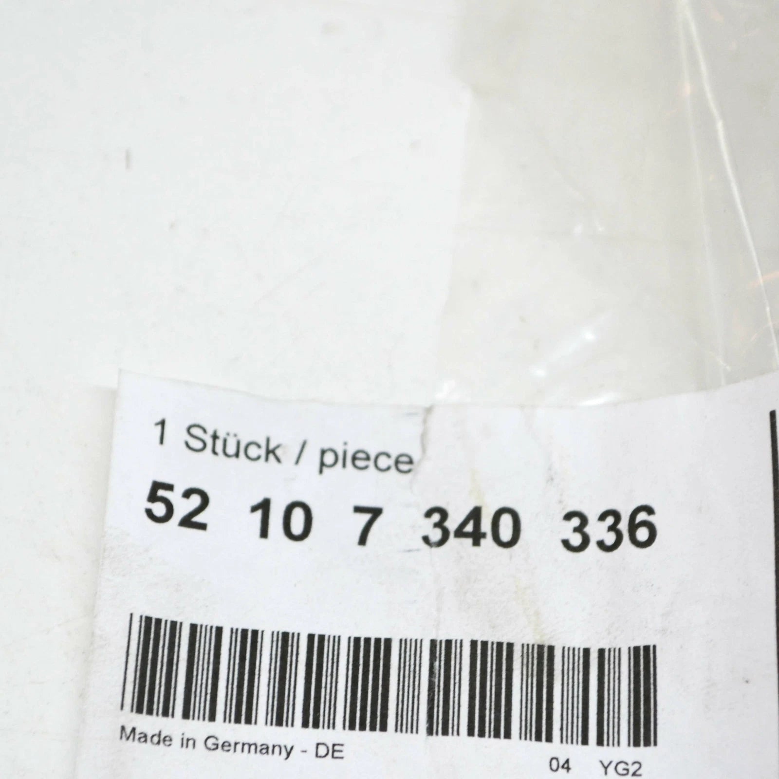 NEW BMW 5 F10 FRONT RIGHT SEAT RAIL COVER 52107340336 ORIGINAL