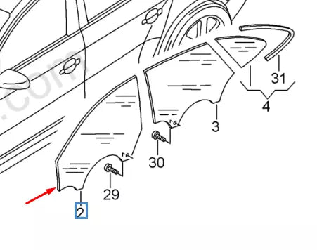 NEW AUDI A5 8T FRONT RIGHT SIDE DOOR WINDOW 8T8845202B ORIGINAL