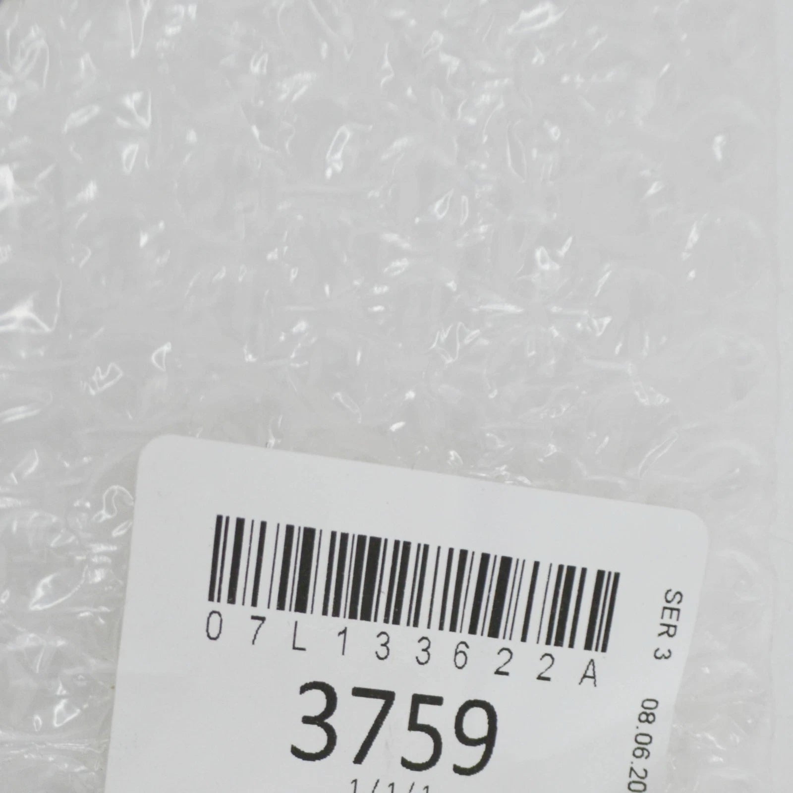 NEW AUDI R8 42 RIGHT INTAKE MANIFOLD BADGE DOVER 07L133622A ORIGINAL