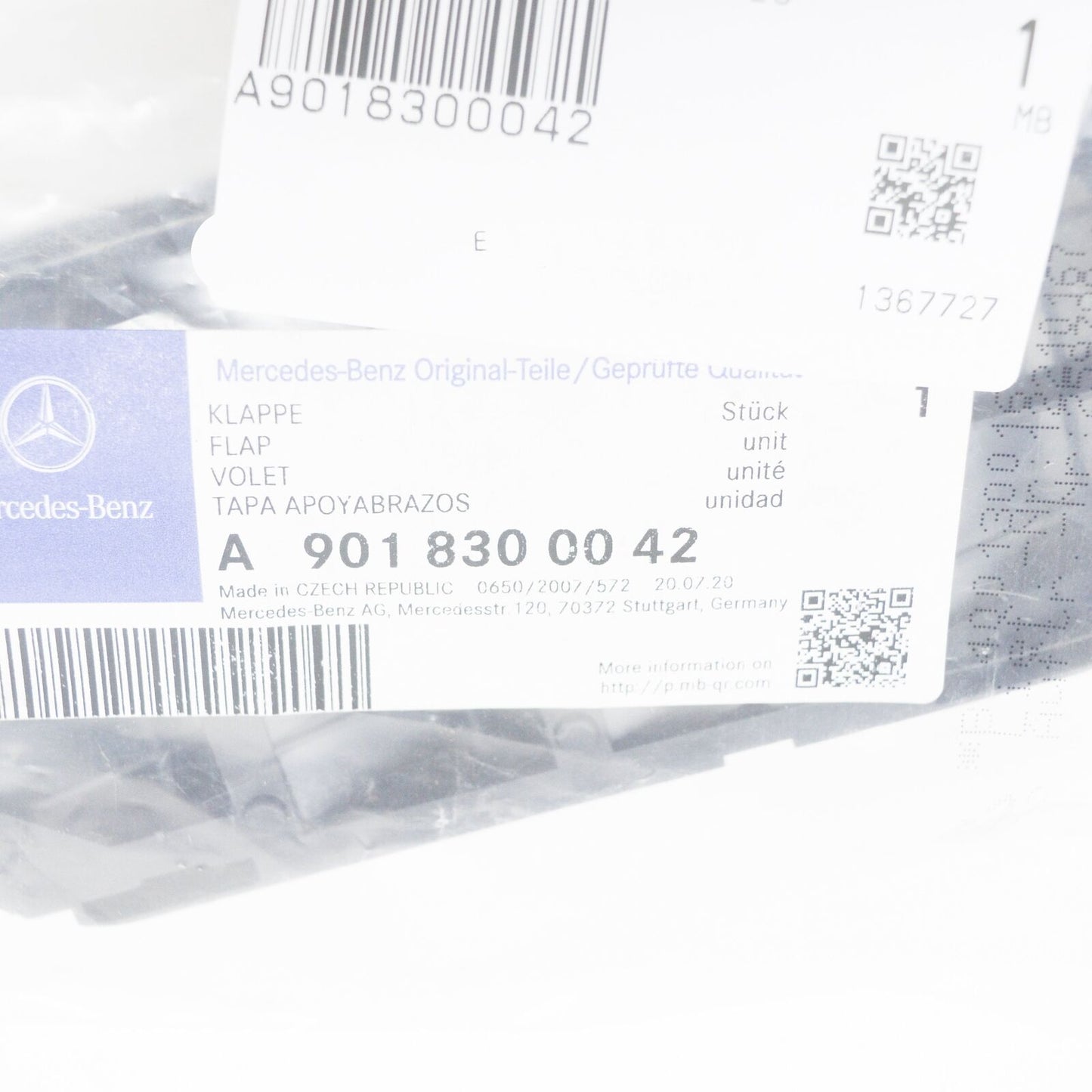 NEW MERCEDES-BENZ VITO W638 REAR AIR OUTLET FLAP A9018300042 ORIGINAL