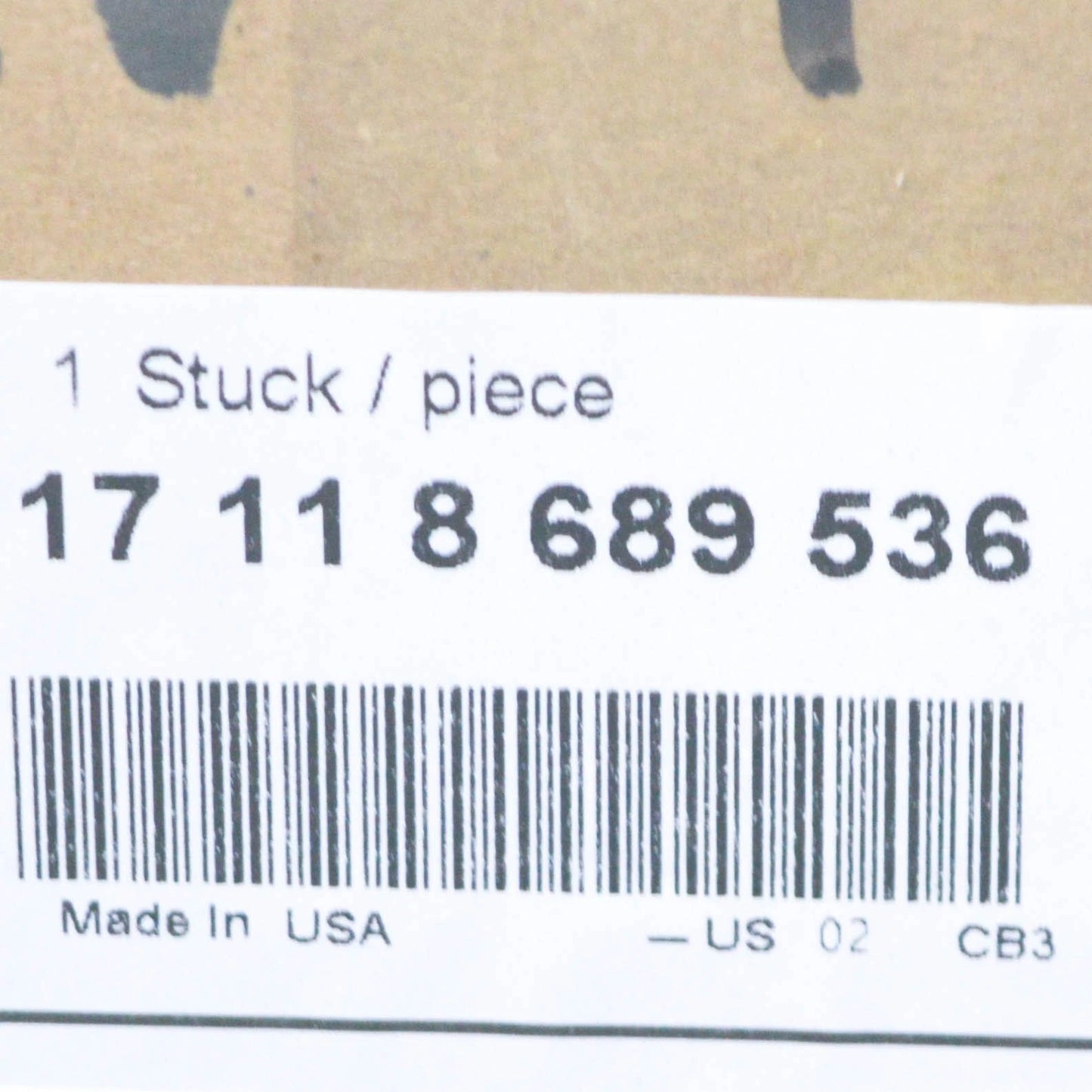 NEW BMW X4 F98 LOWER RADIATOR SUPPORT BAFFLE 17118689536 8689536 ORIGINAL