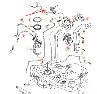 NEW AUDI A3 8P FUEL TANK CAP 1K0201550F ORIGINAL