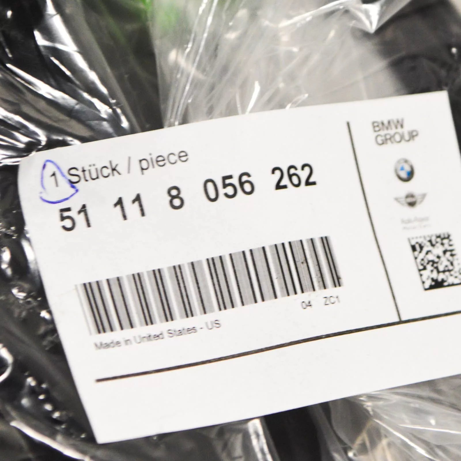 NEW BMW X5 F85 M FRONT BUMPER RIGHT GRILLE 51118056262 8056262 2014 ORIGINAL