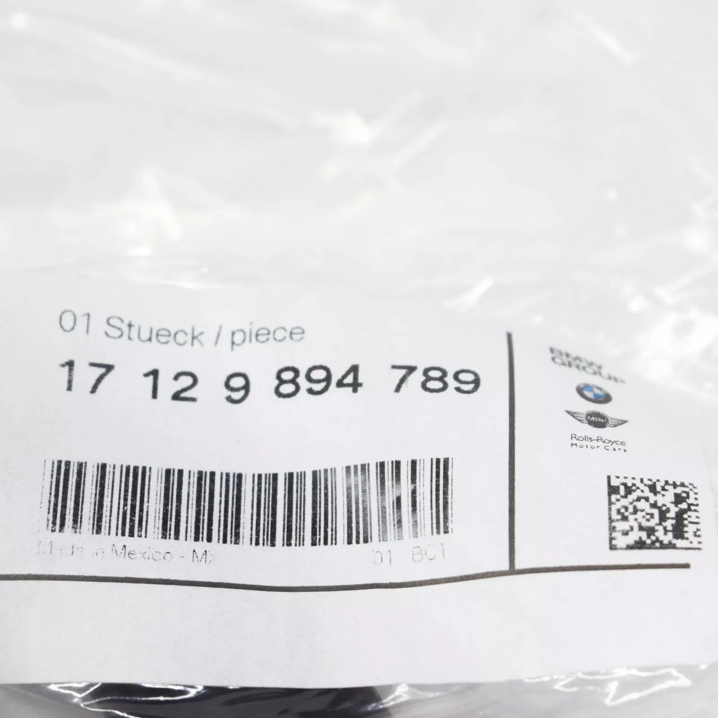 NEW BMW X5 G05 RIGHT SIDE WATER REMOTE RADIATOR HOSE 17129894789 ORIGINAL