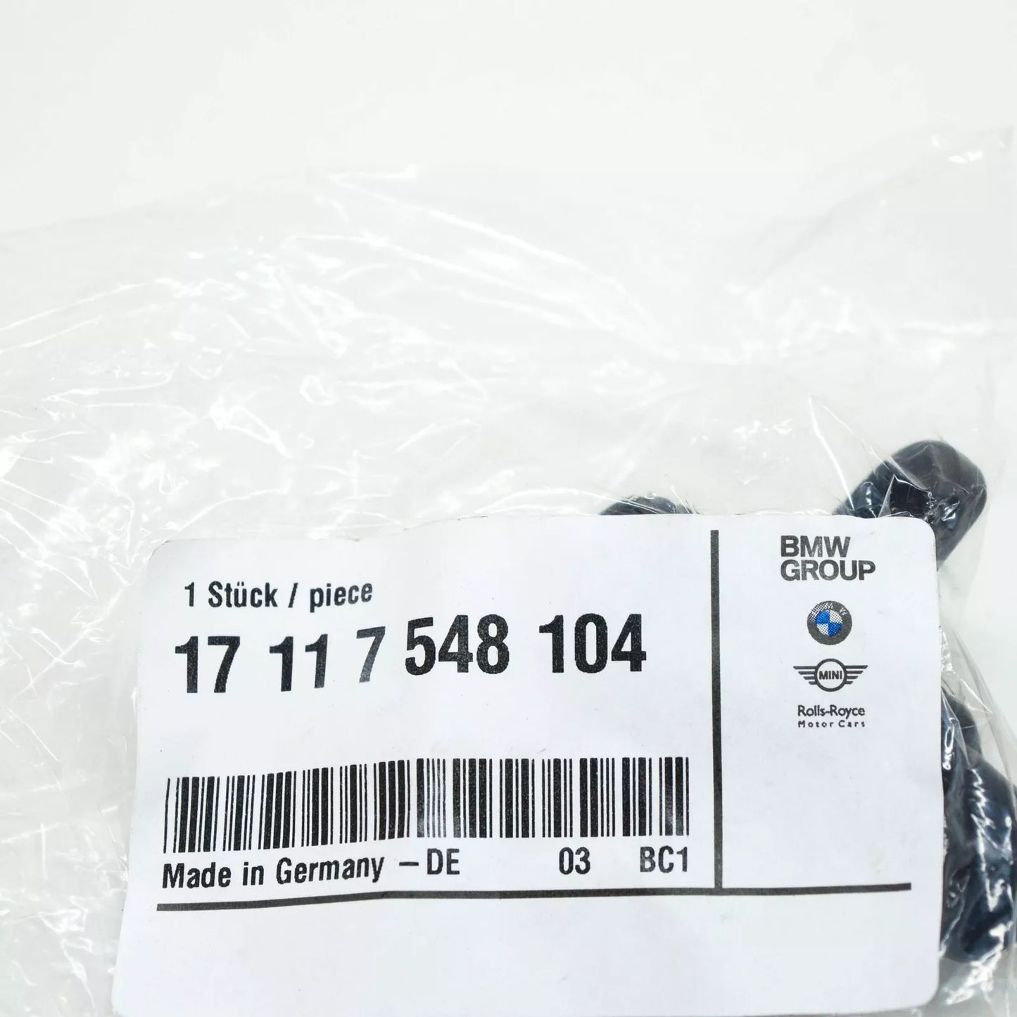 NEW BMW 1 CABRIO E88 RADIATOR HOSE CONNECTOR 17117548104 ORIGINAL