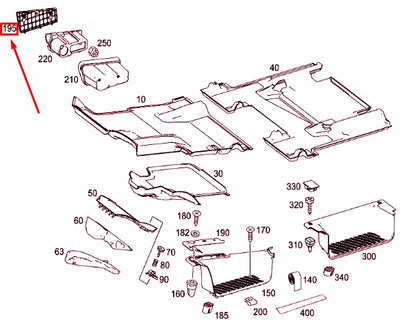 NEW MB SPRINTER 906 FRONT RIGHT ENTRANCE COVER A90668603077J69 ORIGINAL