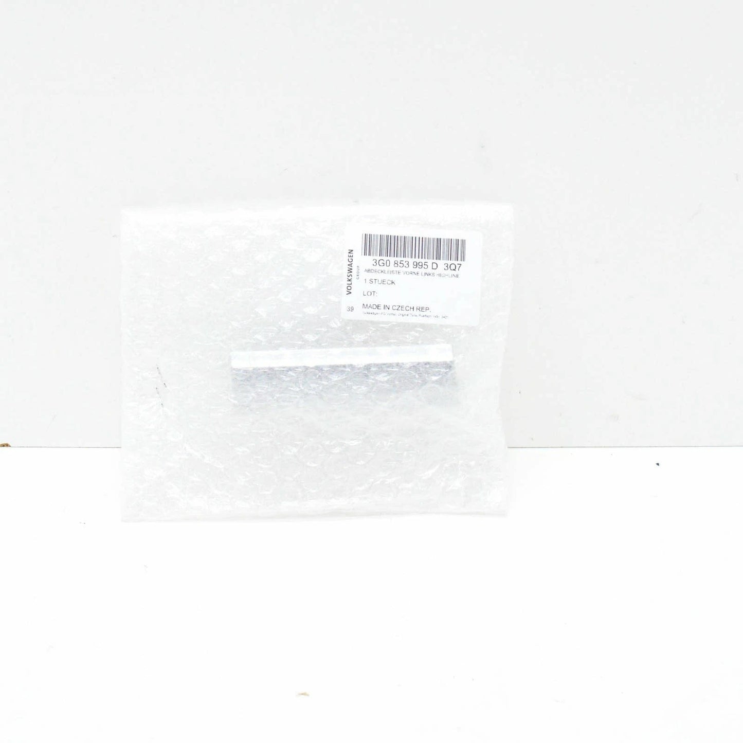 NEW VW PASSAT B8 3G SIDE MEMBER FRONT LEFT COVER TRIM 3G0853995D3Q7