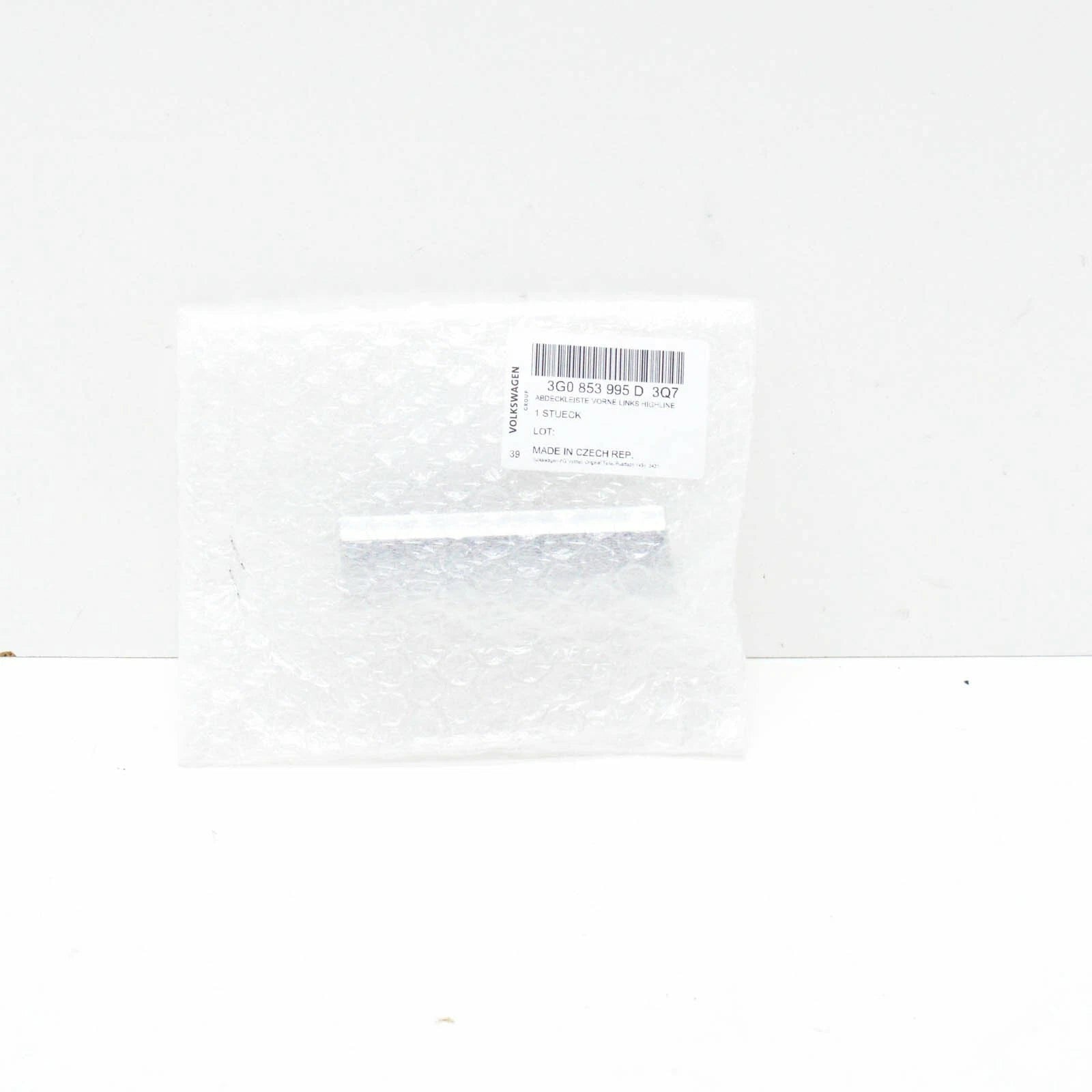 NEW VW PASSAT B8 3G SIDE MEMBER FRONT LEFT COVER TRIM 3G0853995D3Q7