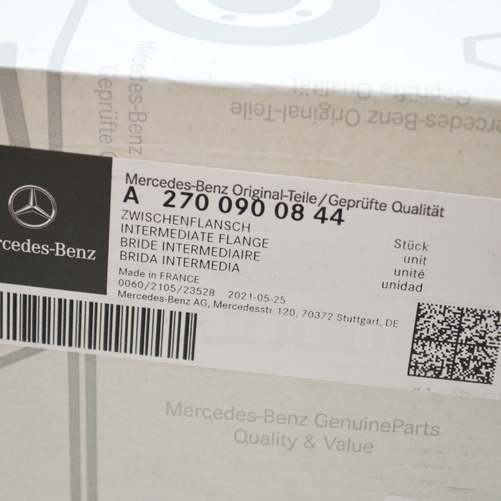 NEW MERCEDES-BENZ A W176 AIR INTAKE INTERMEDIATE PIPE HOSE A2700900844 ORIGINAL