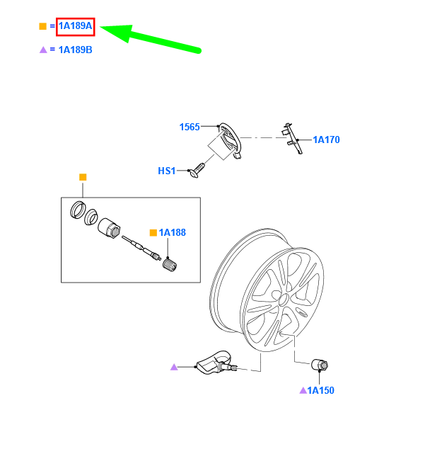 new ford mondeo mk4 tire pressure sensor valve service kit 1759919 original